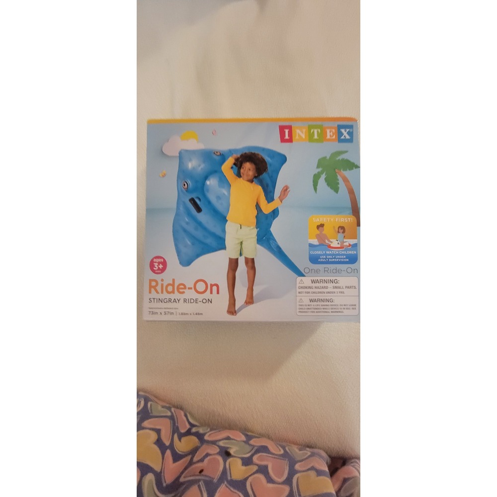 Intex Stingray Ride-0n Inflatable Pool Toy NWT